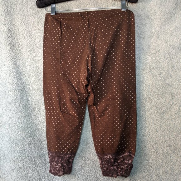 Roomates (tm) Brown Polka-Dot Leggings, Size S - Picture 5 of 5